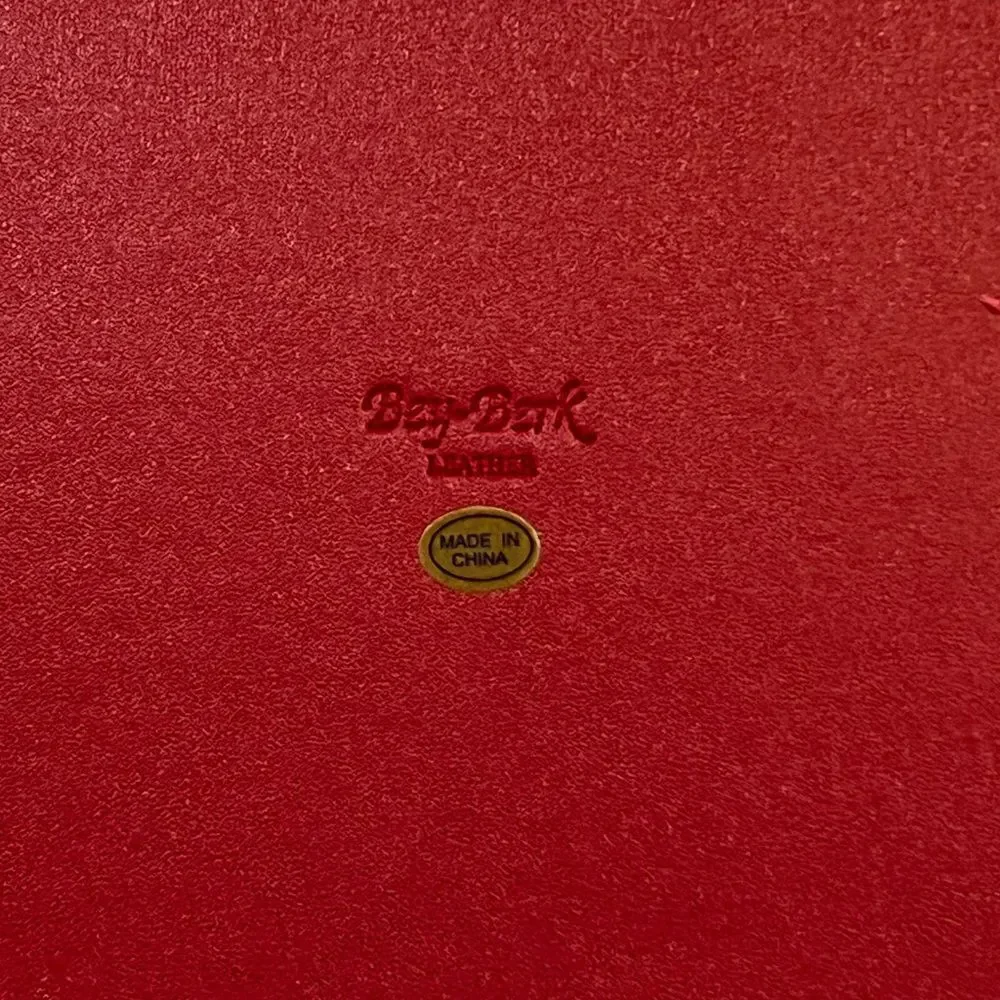 Bey-Berk Lizard Print Leather Jewelry Box - Red